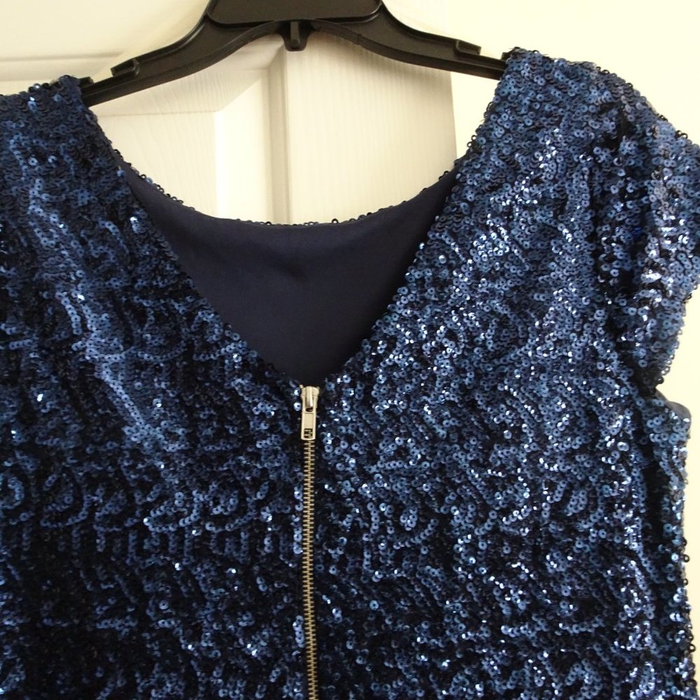 Ladies/Juniors Size 13 Royal Blue Cocktail Dress-Nver Worn - Picture 5 of 9